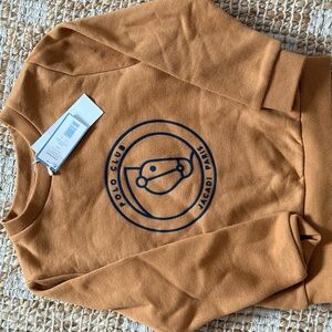 Jacadi Tan Crewneck Kids Shirt